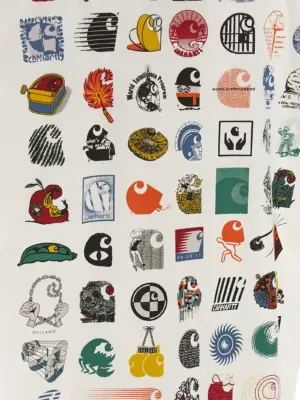 'C Logo Archive' T-shirt 100% organic cotton CARHARTT WIP White