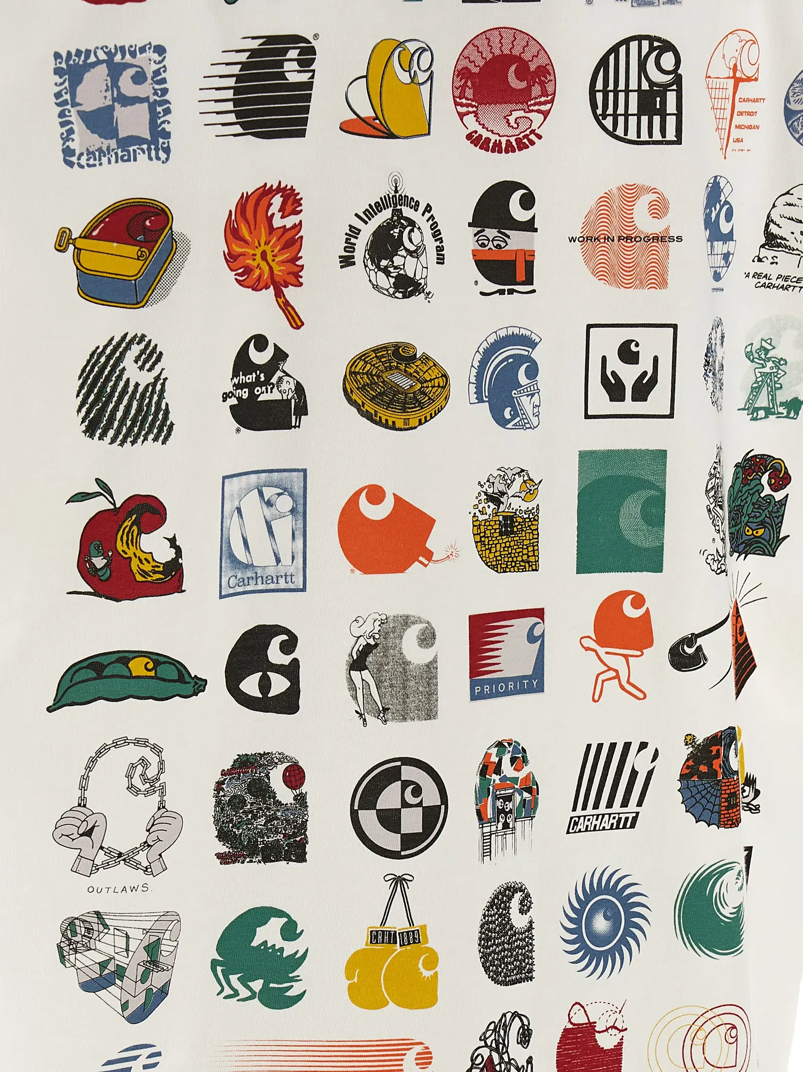 Футболка C Logo Archive Carhartt Wip Біла 4 'C Logo Archive' T-shirt 100% organic cotton CARHARTT WIP White