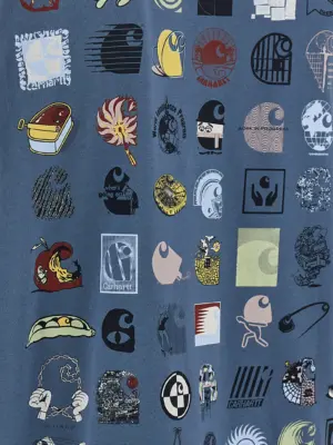 'C Logo Archive' T-shirt 100% organic cotton CARHARTT WIP Blue