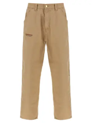 'Single Knee Graphic' pants CARHARTT WIP Beige