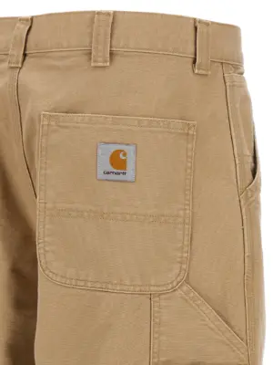 'Single Knee Graphic' pants 100% organic cotton CARHARTT WIP Beige