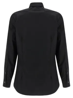 Stretch cotton shirt I1U12P01PZ2708U0001 BARBA Black