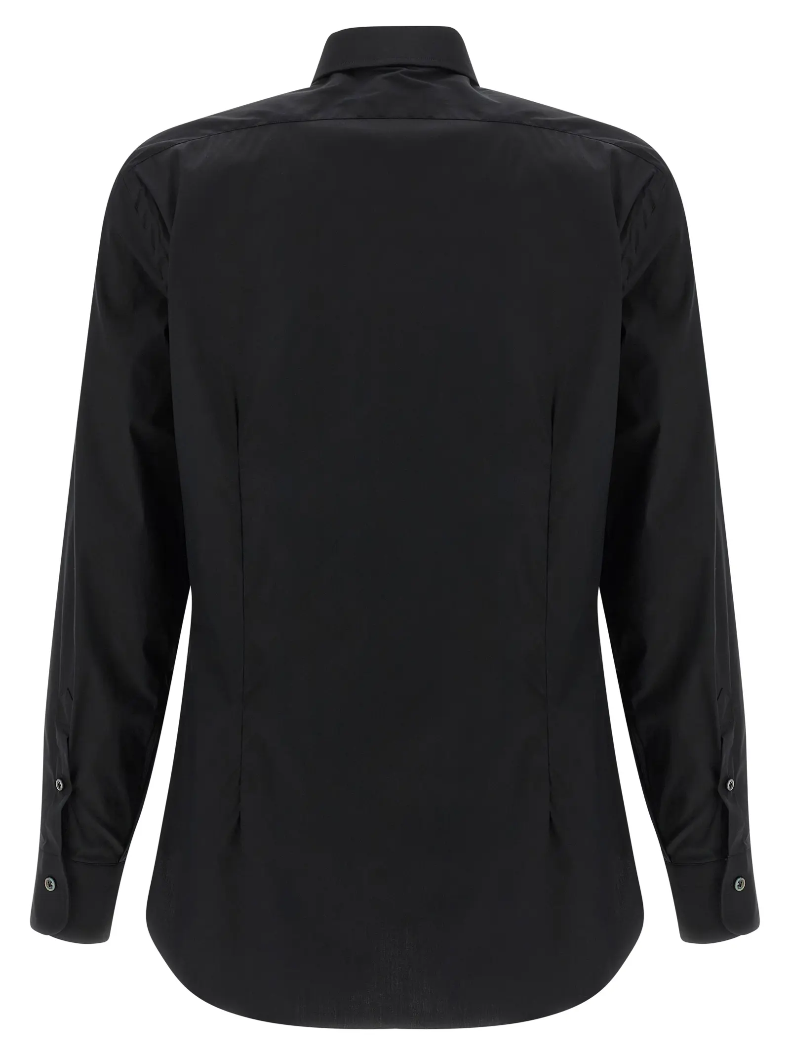 Сорочка Stretch Cotton Barba Чорна 2 Stretch cotton shirt I1U12P01PZ2708U0001 BARBA Black