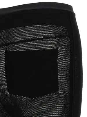 'Seen Unseen AP' leggings 57% nylon 40% cu 3% pu ISSEY MIYAKE Black