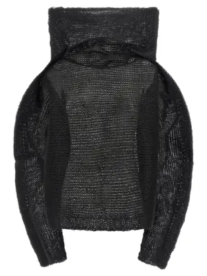 'Panini' top ISSEY MIYAKE Black