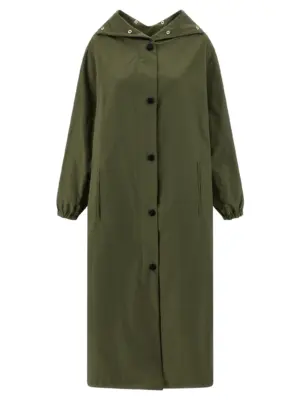 'Incisa' trench coat INCISAGREEN LE TWINS Green