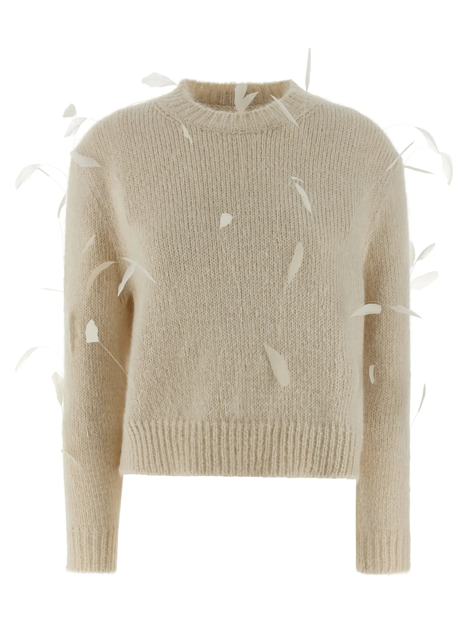 Светр Feather Jil Sander Білий 1 Feather sweater JIL SANDER White