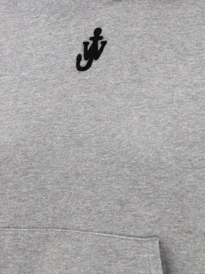 'Anchor' hoodie 100% cotton J.W.ANDERSON Gray