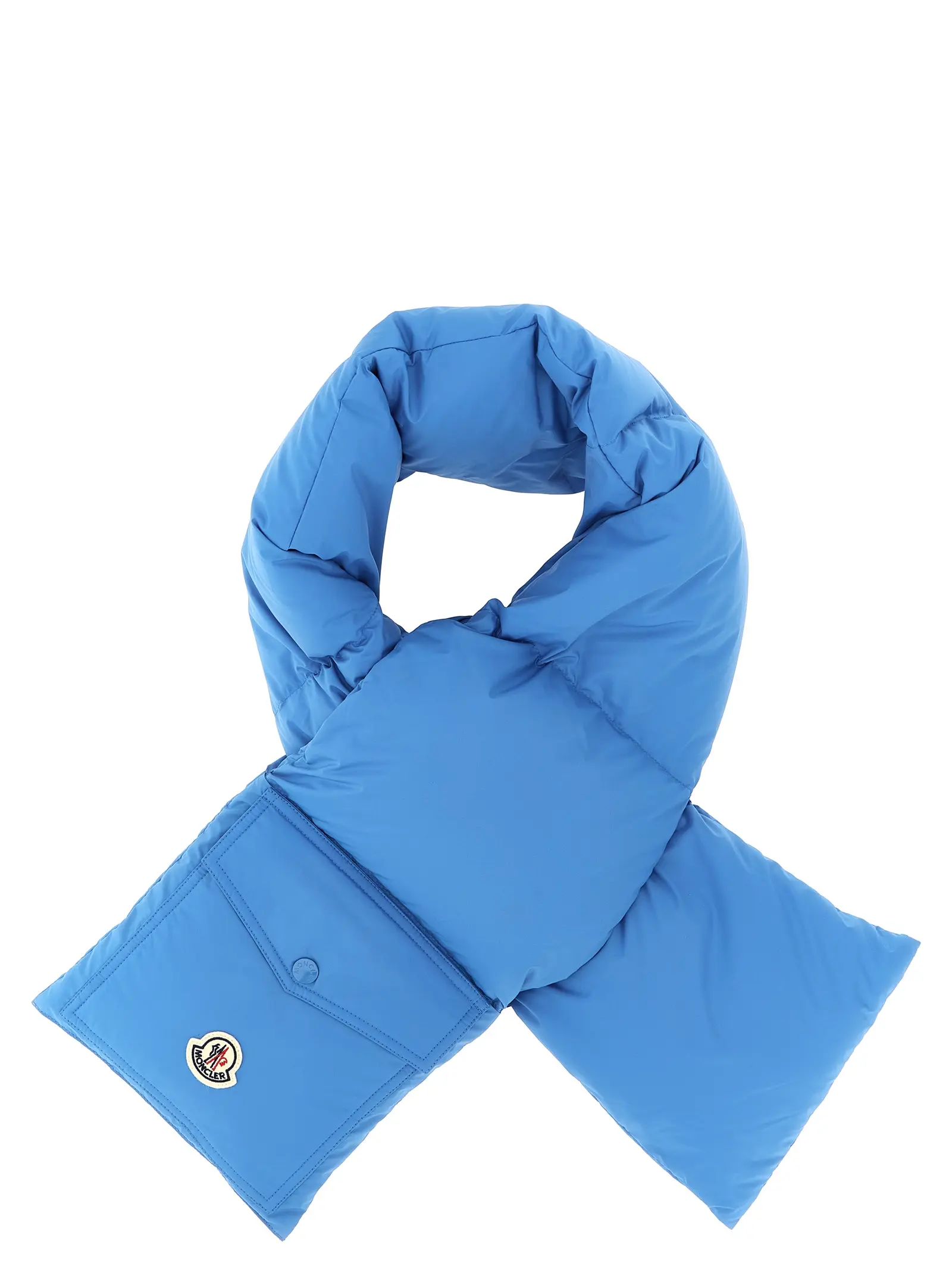 Шарф пуховий Padded Moncler Синій 1 Padded scarf MONCLER Blue