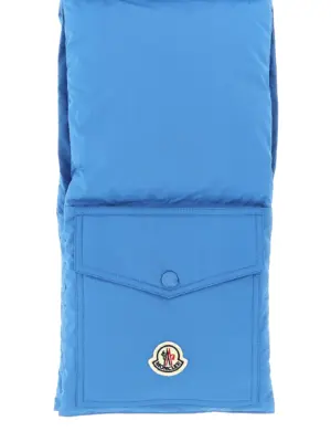 Padded scarf Man MONCLER Blue