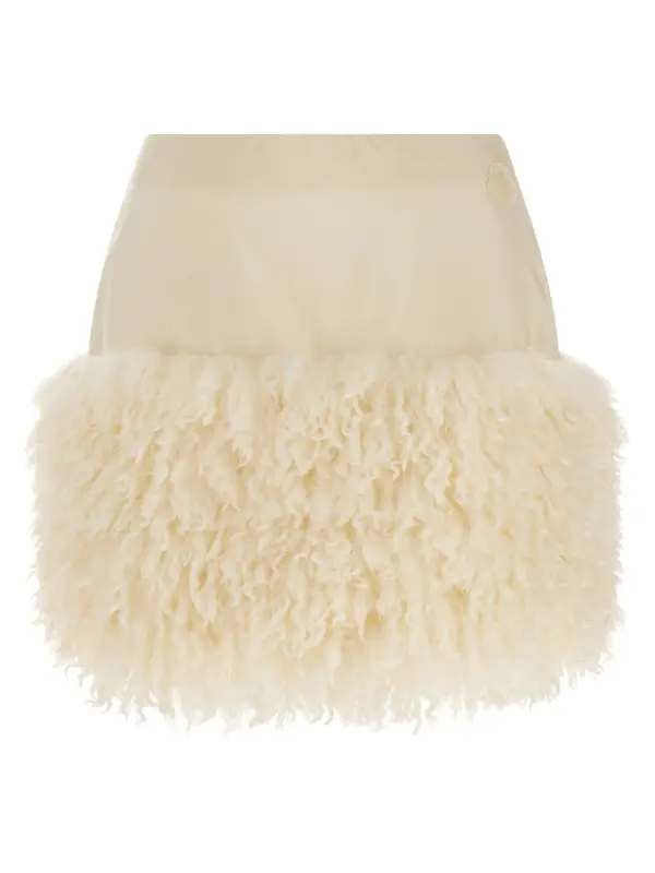 Teddy insert skirt MONCLER White