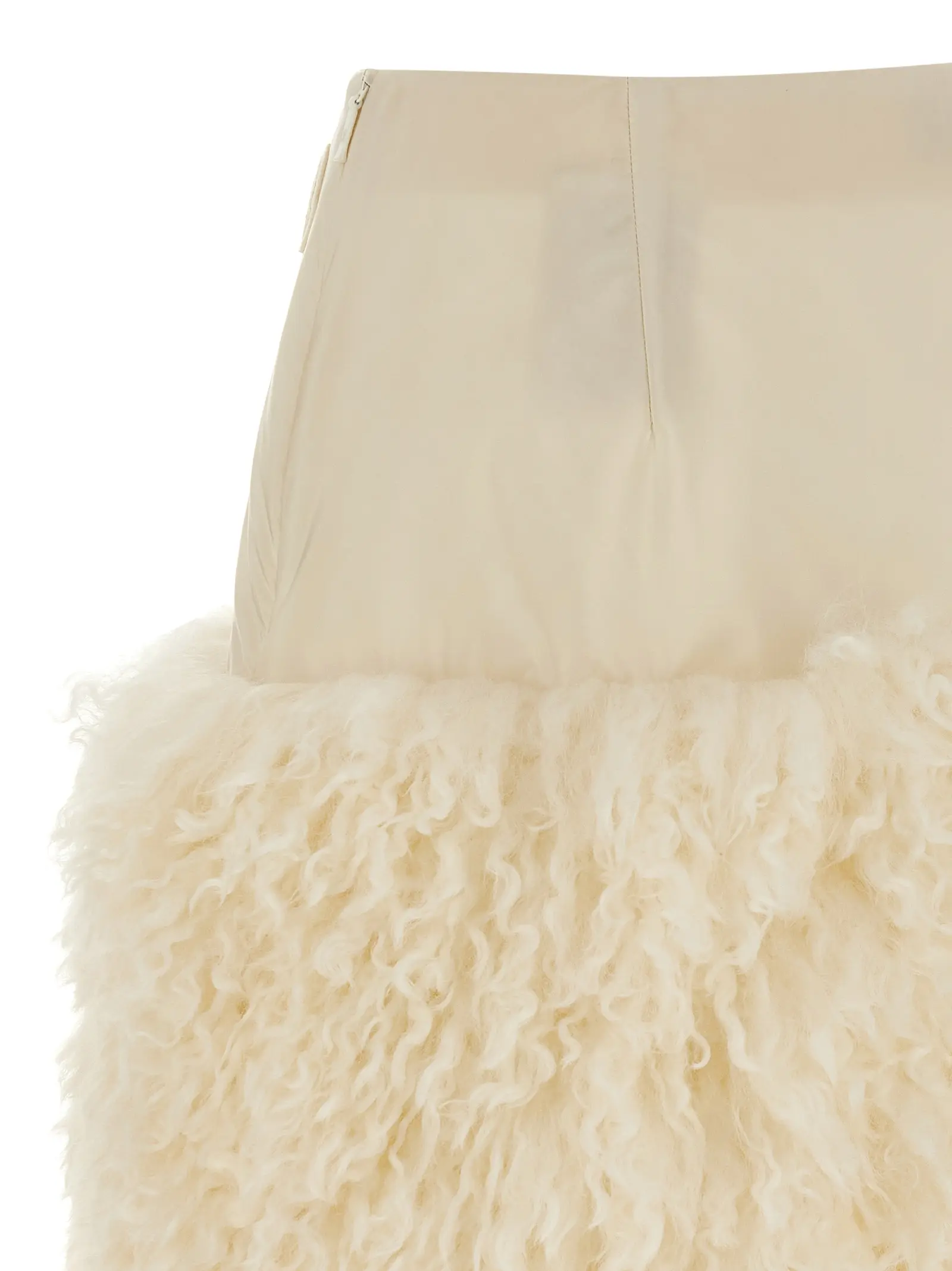 Спідниця Teddy insert Moncler Біла 4 Teddy insert skirt 100% polyamide MONCLER White