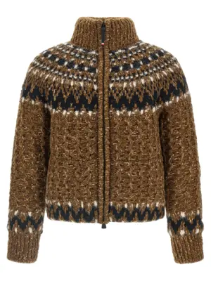 'Indren' down jacket MONCLER GRENOBLE Brown