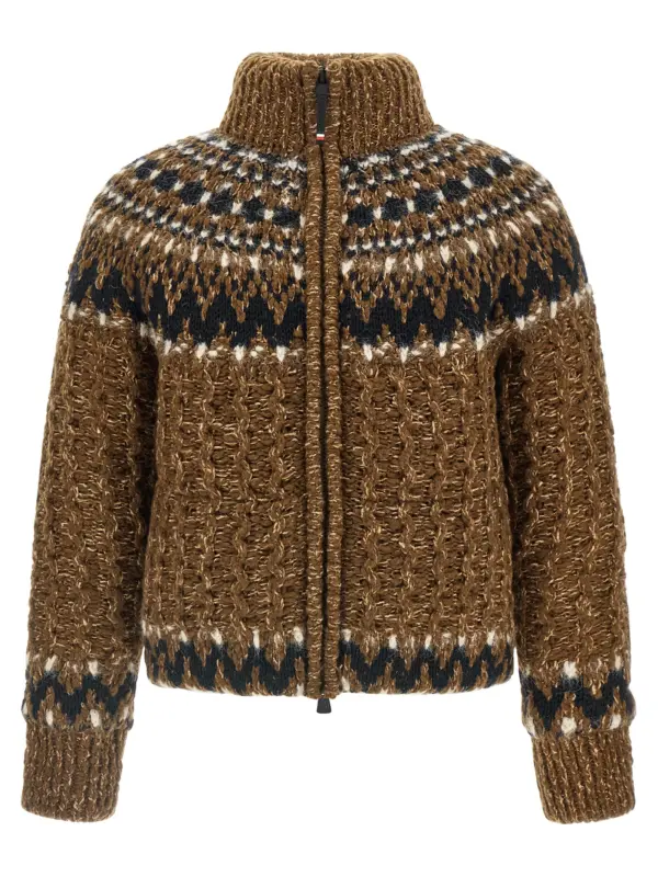 'Indren' down jacket MONCLER GRENOBLE Brown