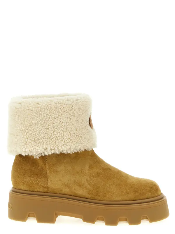 'Aurea' ankle boots MONCLER Beige
