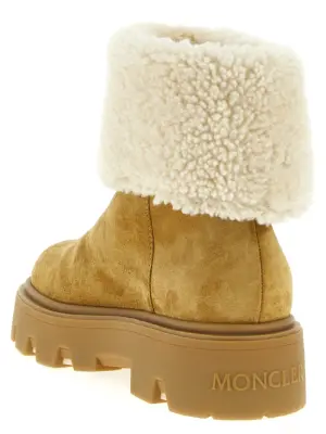 'Aurea' ankle boots Woman MONCLER Beige