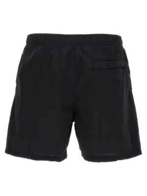 Logo patch swim shorts K2S15B100004S0043V0029 STONE ISLAND Black