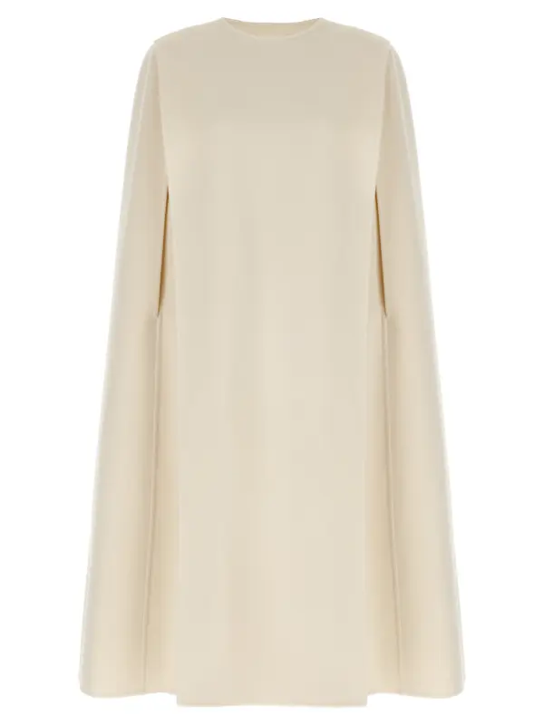 Wrap cape FEDERICA BONIFACI White