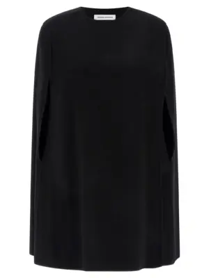 Wrap cape FEDERICA BONIFACI Black