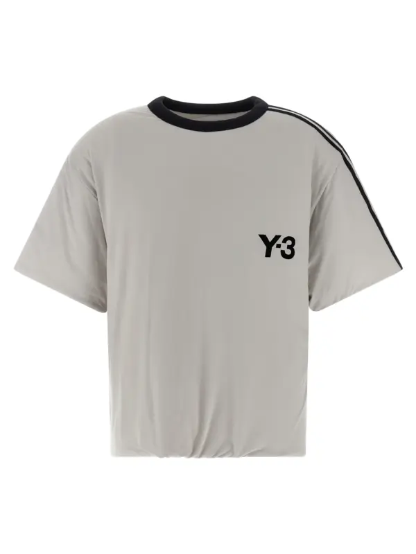 'Y-3 Padded' T-shirt Y-3 Gray