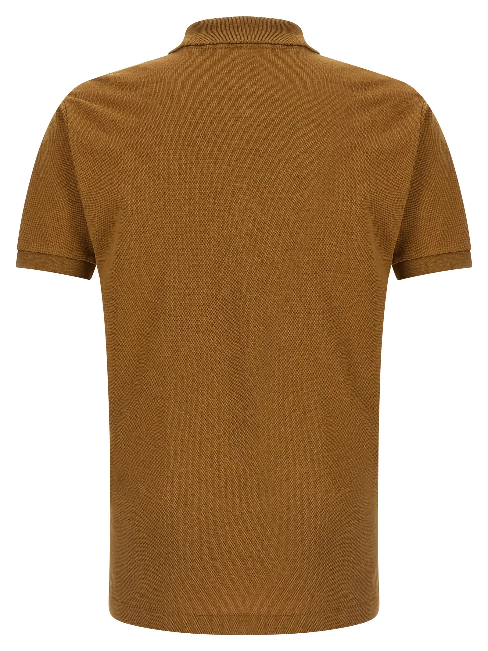 Поло Logo Patch Lacoste Коричневе 2 Logo patch polo shirt L1212DPC LACOSTE Brown