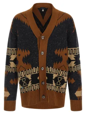 'Dreamscape Icon' cardigan ALANUI Brown