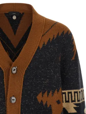 'Dreamscape Icon' cardigan Man ALANUI Brown