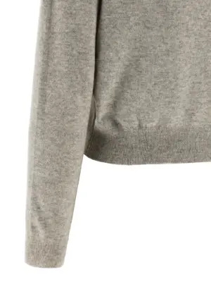 'Monile' sweater 100% WS BRUNELLO CUCINELLI Gray
