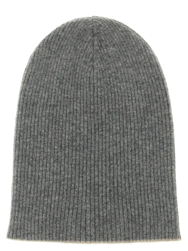 Cashmere beanie BRUNELLO CUCINELLI Gray