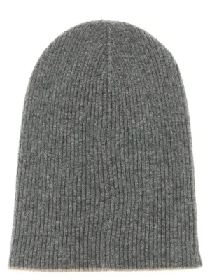 Cashmere beanie M2293600CIJ35 BRUNELLO CUCINELLI Gray