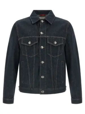 Denim jacket BRUNELLO CUCINELLI Blue