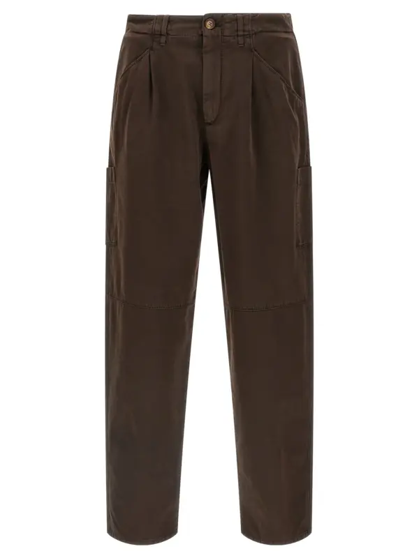 'Ergonomic' pants BRUNELLO CUCINELLI Brown