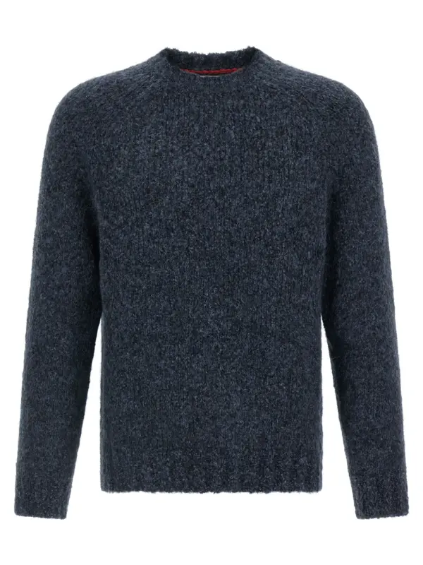 Buttoned yarn sweater BRUNELLO CUCINELLI Blue