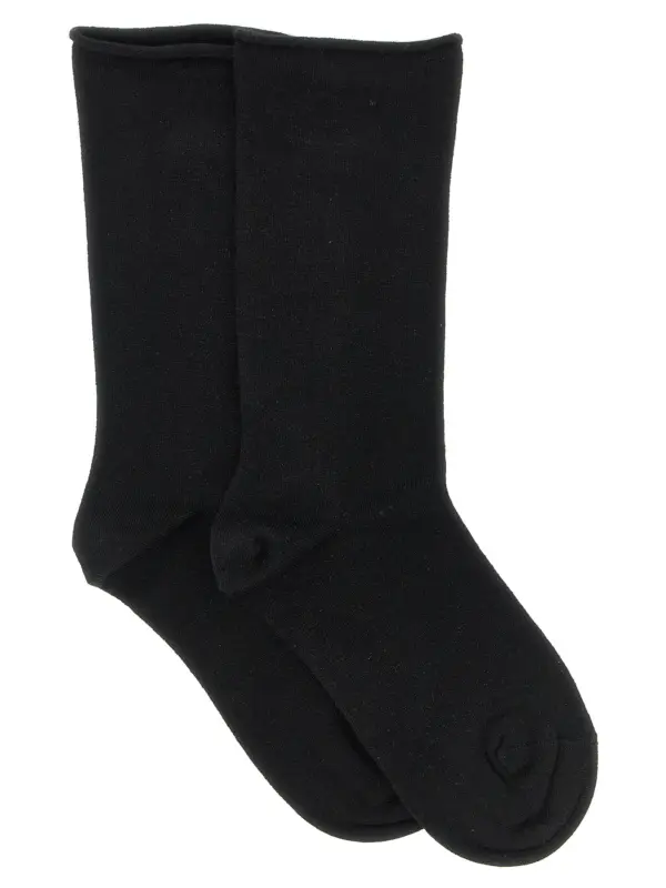 Sparkling knit socks BRUNELLO CUCINELLI Black