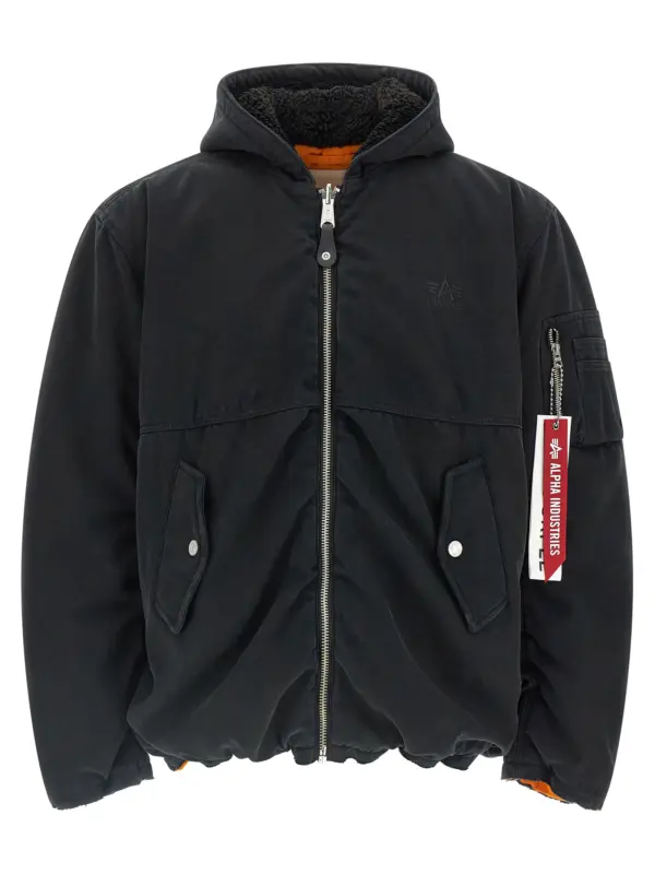 Alpha Industries x Purple reversible bomber jacket PURPLE Multicolor