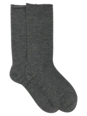 Cashmere knit socks BRUNELLO CUCINELLI Gray
