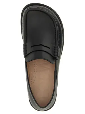 'Campo Flap Back' loafers 100% calfskin leather (Bos Taurus) LOEWE Black