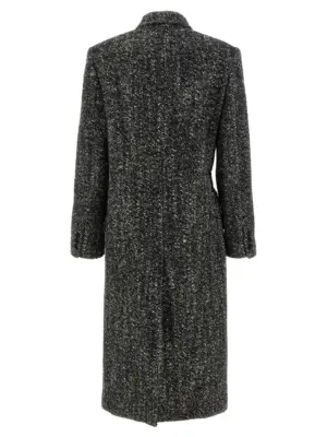 'Ebyane' coat MA0468FAC4D01IBKEC ISABEL MARANT Black