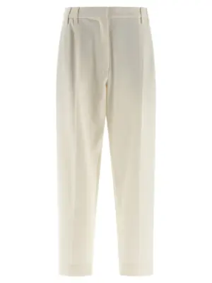 'Slouchy' pants BRUNELLO CUCINELLI White