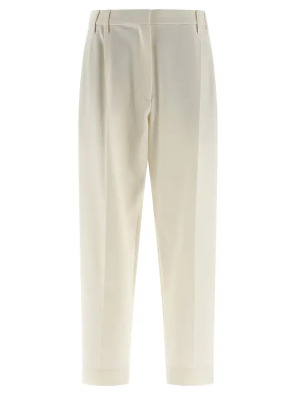 'Slouchy' pants BRUNELLO CUCINELLI White