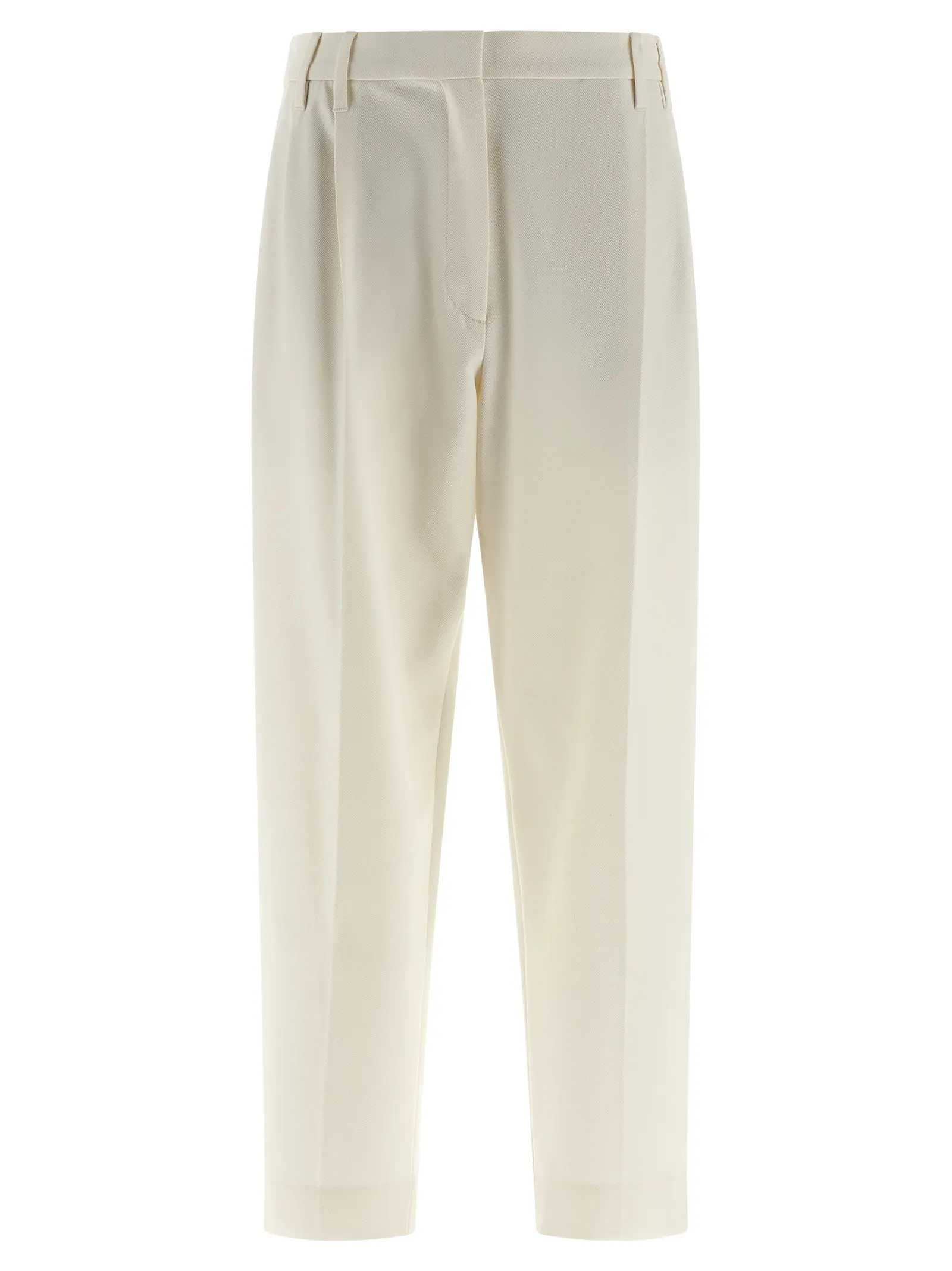 Штани Slouchy Brunello Cucinelli Білі 1 'Slouchy' pants BRUNELLO CUCINELLI White