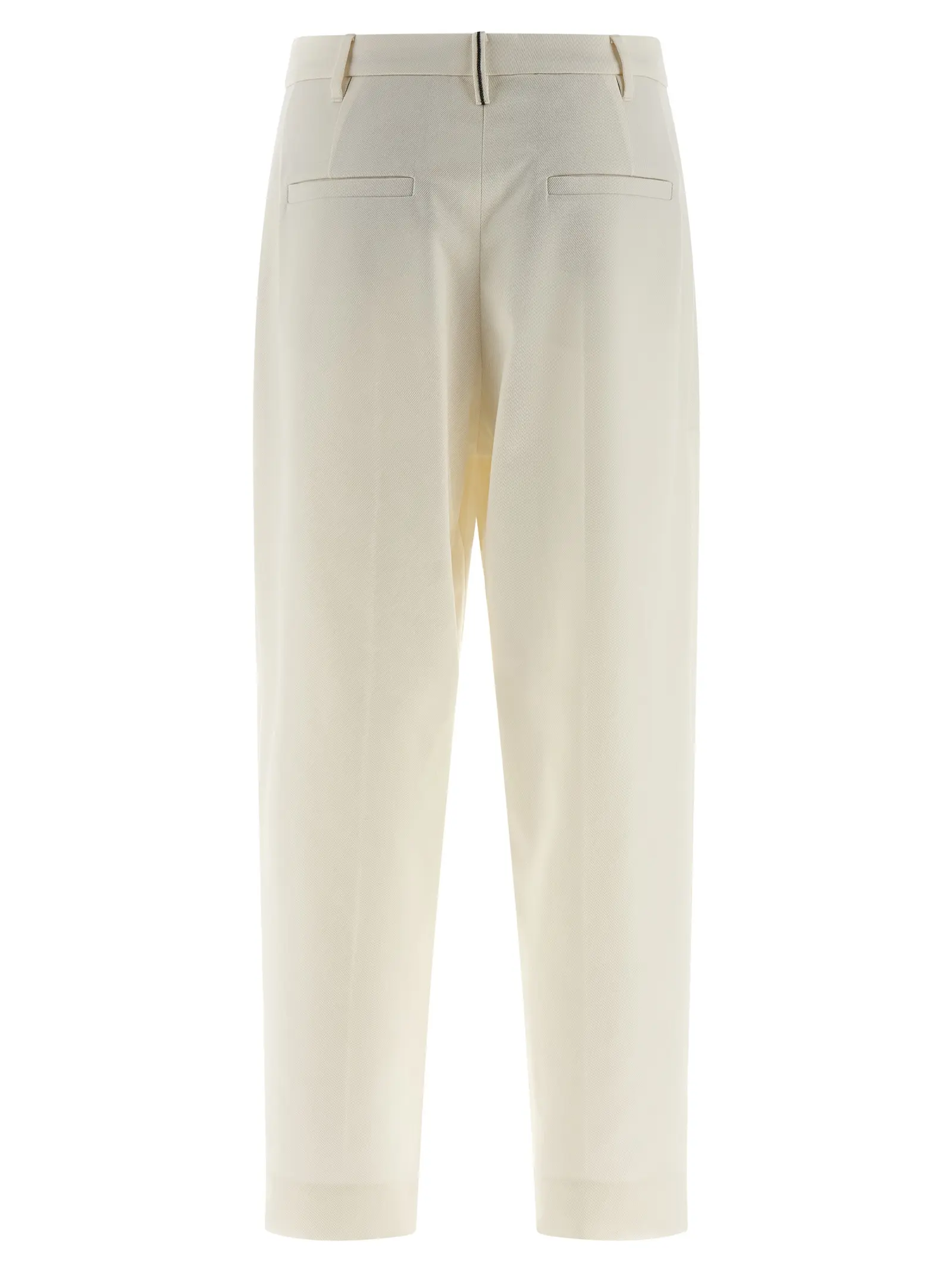Штани Slouchy Brunello Cucinelli Білі 2 'Slouchy' pants MA126P8308C1542 BRUNELLO CUCINELLI White