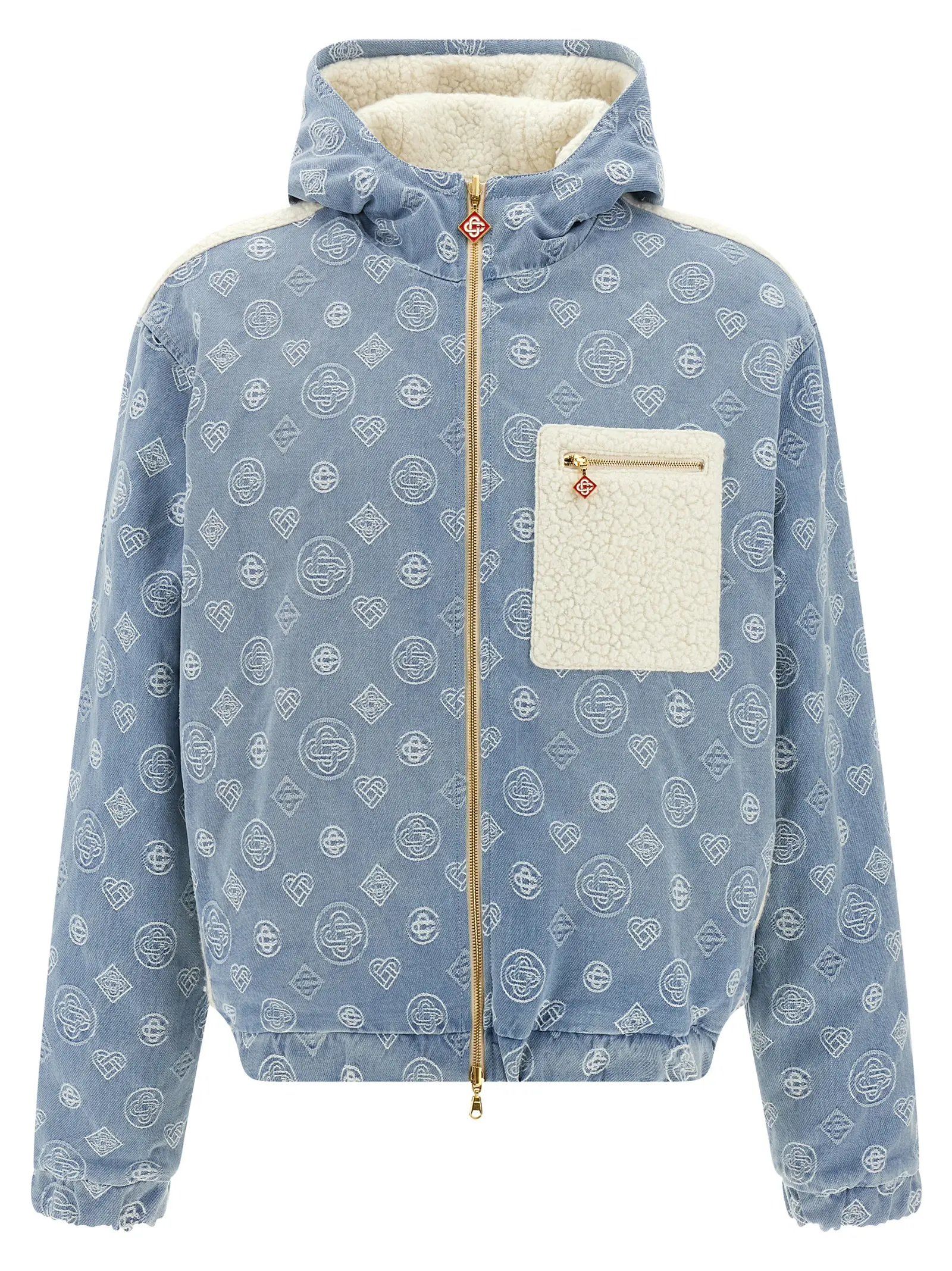Куртка двостороння Monogram Casablanca Багатокольорова 1 Monogram reversible jacket CASABLANCA Multicolor