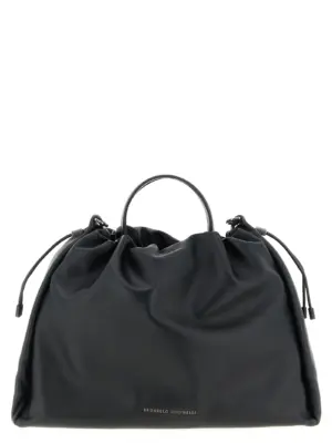 'Mellow' large shopping bag BRUNELLO CUCINELLI Black