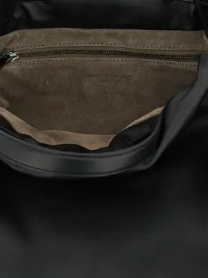 'Mellow' large shopping bag 100% lamb leather (Ovis aries) BRUNELLO CUCINELLI Black