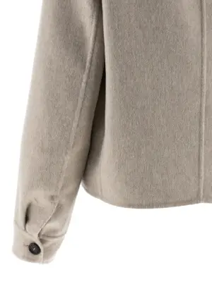 Cashmere coat 100% cashmere BRUNELLO CUCINELLI Gray