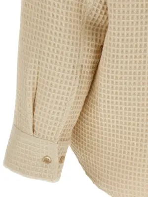 'Oseary' overshirt 100% cotton SÉFR Beige