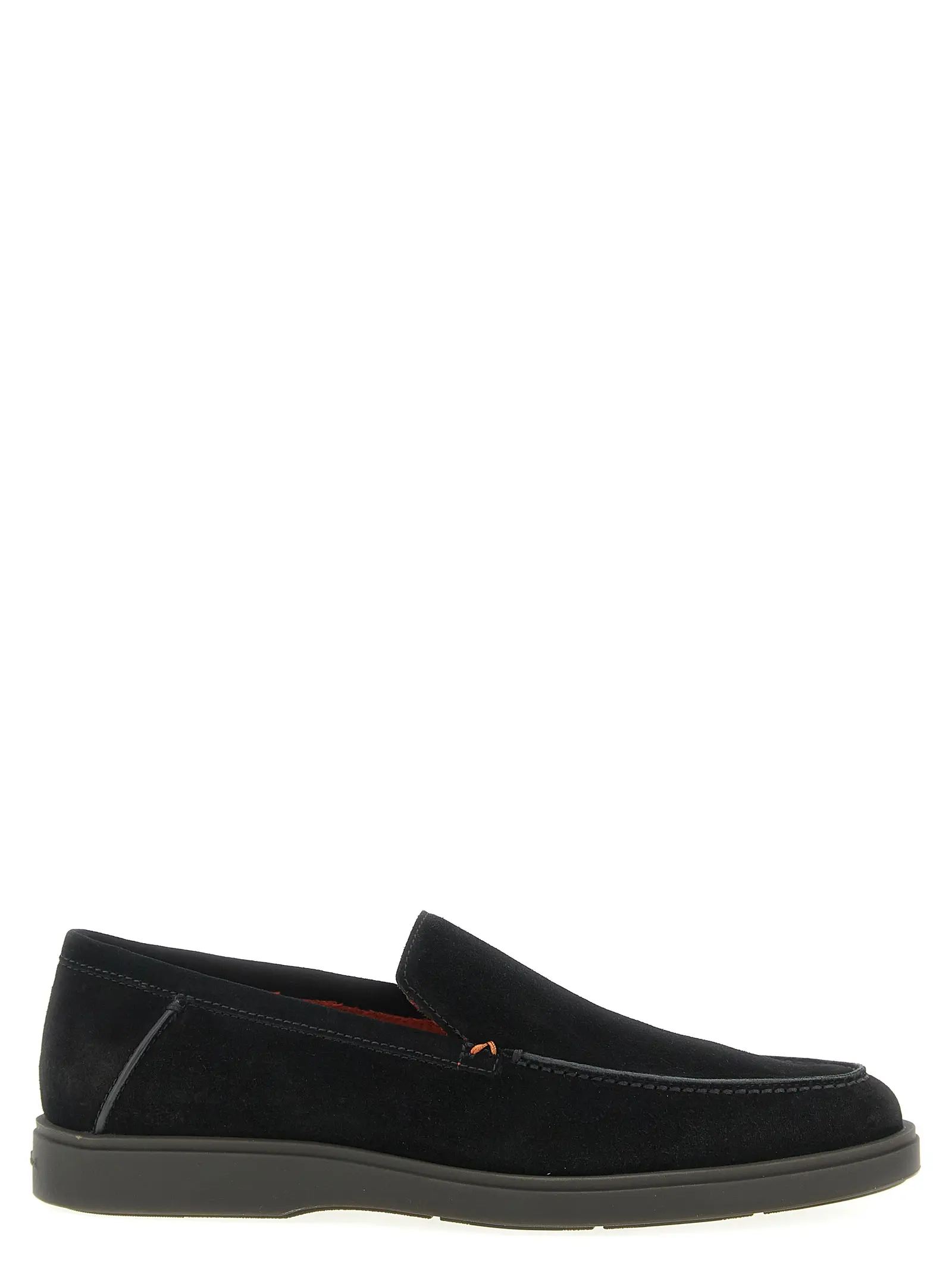 Лофери Drain Santoni Чорні 1 'Drain' loafers SANTONI Black
