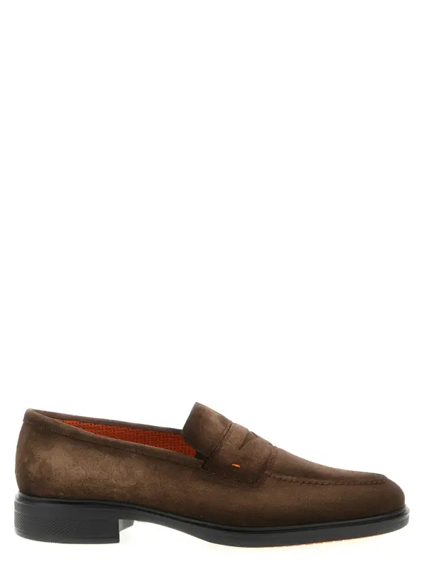 'Easy' capsule loafers SANTONI Brown