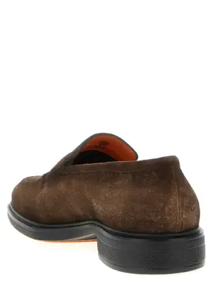 'Easy' capsule loafers Man SANTONI Brown
